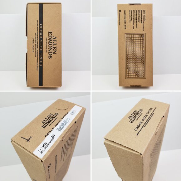 Allen Edmonds Shoe Trees Cedar Wood Combination USA Men's XL 11W-14N Unused NIB - Picture 5 of 9